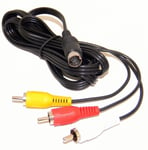 Neuf 1.8m Câble Rca Cinch Av Audio Vidéo pour Sega Genesis Mega Drive 2 3 #491