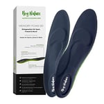 Hey Nature Semelles Chaussures Confort, Semelle Memoire de Forme Amortissante/Semelles Orthopédiques Ultralégères Meilleures que Semelles Chaussures Gel/Memory Foam Semelles. Produit en UE, 36