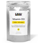 Vitamin D3 1000iu High Strength 365 Tablets Vitamin D 1,000iu Vit d