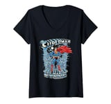 Womens Superman The Man Of Steel V-Neck T-Shirt