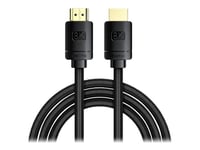 Baseus - Hdmi-Kabel - Hdmi Hane Till Hdmi Hane - 1 M - Svart - 4K120hz Stöd, 8K60 Hz (7680 X 4320) Stöd, 2K144hz Support