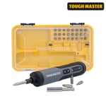 TOUGH MASTER Rechargeable Cordless Electric Screwdriver Bit Set Cordless 3.6V