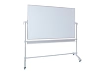 Mobil Whiteboard Dahle 96181 Basic, Hvid, Sølv