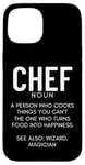 Coque pour iPhone 15 Définition du chef Funny Cook Cooking Chefs