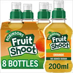 Robinsons Fruit Shoot Fruit Juice, Orange, 8 x 200ml