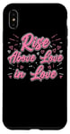 iPhone XS Max Rise Love above Love heart leaf sweet Valentine's Day Case