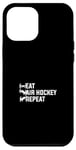 Coque pour iPhone 12 Pro Max Eat Air Hockey Repeat - Air Hockey