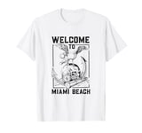 Seagull on skull - Miami Beach T-Shirt