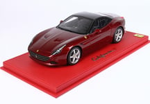 BBR 1:18 - Ferrari California T Spider Closed Roof 2014 Red W/ Showcase