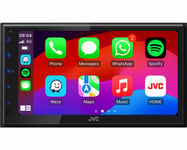 JVC KW-M595DBT, bilstereo med DAB, CarPlay, Android Auto och 2+1 par l