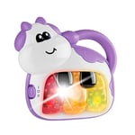 Chicco Piano Vaquita – Piano Musical Amusant pour bébé, avec 3 Touches et 12 mélodies, idéal pour Les bébés