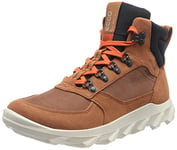 ECCO Homme MX M Mid WP Bottes Tendance, Noir Cognac, 40 EU