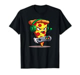 Pizza Gamer Funny Classic Retro Video Game Gift For Gamers T-Shirt