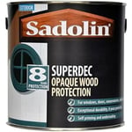 Sadolin Superdec Opaque Wood Protection 1 litre - Super White Gloss