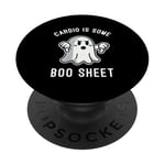 Cardio Is Boo Drap pour Halloween Motif fantôme PopSockets PopGrip Adhésif