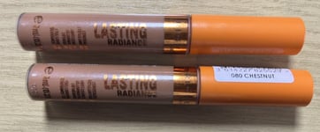 Rimmel Lasting Radiance Concealer Shade 080 Chestnut Set Of 2 (A1)