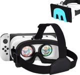 Switch VR Headset Compatible with Nintendo Switch & OLED, Upgraded with Adjustab