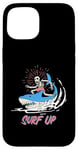 iPhone 15 Surf Up Skeleton Surfer Case