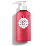 Roger&Gallet - Lait Corps Bienfaisant Gingembre Rouge 250ml - Lait Corps Hydratant Parfumé - Beurre de Karité - 95% d'ingrédients d'origine naturelle