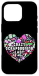 iPhone 16 Pro Scrapbooking Heart Crazy Scrapbooking Lady Case