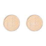 Rimmel - Poudre Compact Stay Matte - Anti-Brillance - Fini Mat et Naturel - 001 Transparent - 14gr (Lot de 2)