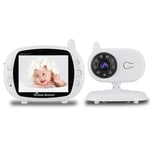 Trådlös Video Baby Monitor LCD med Skärm Night Vision SP850