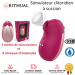 Stimulateur Clitoridien à succion Sextoy Femme Ritual shushu USB Masturbateur