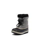 Sorel Kids Yoot Pac Tp Unisex Kids Waterproof Snow Boots, Grey Quarry X Black Children, 7 UK