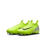 Nike Air Zoom Mercurial Vapor 16 Academy Mg Mad Voltage - Neon/svart Barn, storlek 34