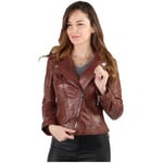 Blouson Giorgio  Blouson en cuir Parisienne   ref 52064 Cognac