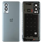 OnePlus Nord 2 5G Battery Housing Camera Lens Glass + Adhesive Gray Sierra