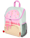 Skip Hop - Petit Sac à Dos Glace Bleu & Rose - Cartable Fille dès 3 Ans - Sac à Dos Enfant Voyage & Sac Maternelle avec Compartiments, Bretelles Matelassées Réglables & Filet pour Boissons