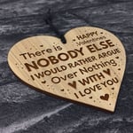 Funny Valentines Present Engraved Heart Valentines Gift For Him Her Boyfriend