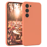 For Samsung Galaxy S23 Phone Case Silicone Back Cover Protection Orange