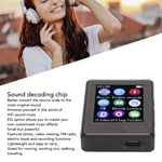 MP3 Player BT 5.0 1.77 Inch Screen HiFi FM Radio Recording Electric Book