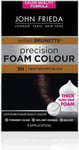 John Frieda Precision Foam Colour 3N, Deep Brown-Black Hair Dye, Salon-Finish