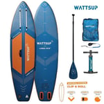 WattSUP Bordée 10'2 " Sup Board Set Stand Up Paddle Petit Pliable Surf Isup