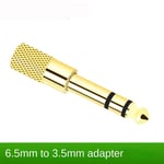 3.5 to 6.5mm Stereo Headphone Audio Adapter Gold Plug 3.5mm Jack to 6.5mm  Home