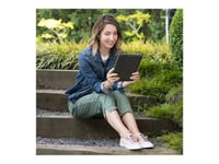 Logitech Rugged Folio - Clavier et étui - Apple Smart connector - QWERTZ - Allemand - pour Apple 10.2-inch iPad (7ème génération, 8ème génération, 9ème génération)