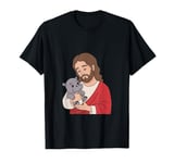 Moo Deng Jesus and the Hippo of Quiet Joy T-Shirt