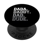 Dada Daddy Dad Dude Funny Fête des Pères 2024 Papa PopSockets PopGrip Interchangeable