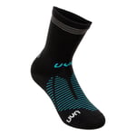 UYN Waterproof Chaussettes De Running - Noir , Bleu