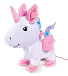 Simba ChiChi Love 105893021 – Licorne Fantaisie commandée par câble, avec Son, Fonctionne et se déplace, 20 cm, à partir de 3 Ans