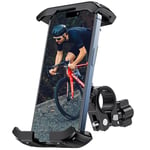 Miracase Support Téléphone Vélo 2024 Amélioré Support Téléphone Moto Porte Telephone Trotinette Electrique, Scooter avec 360° Rotation, Compatible avec iPhone et Autres Smartphone de 4.7”-6.8”