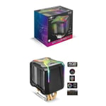 CPU VENTILATEUR VENTIRAD 120W AIRCOOLER 92 x 92 x 25 mm RGB Kit ventirad ARGB PRO adressable