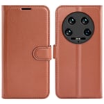 Til Xiaomi 14 Ultra Etui med lommebok - Brun