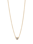 Pre-loved Tiffany & Co. 18ct Yellow Gold Elsa Peretti Diamonds by the Yard Brilliant Cut Solitaire Pendant Necklace