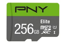 PNY Elite - flashhukommelseskort - 256 GB - microSDXC UHS-I