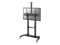 Neomounts tv/monitor mobile floorstand 60-100inch max 100kg height 134-166cm tilt black