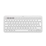 Logitech Pebble Keys 2 K380s - QWERTZ German Layout, White